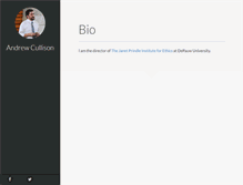 Tablet Screenshot of andrewcullison.com